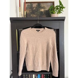 Quince Mongolian Cashmere Crewneck Sweater Women S Tan Beige